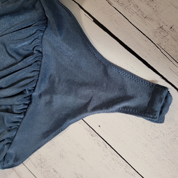 Free People Blue Sleeveless Drape Bodysuit - Picture 4 of 8